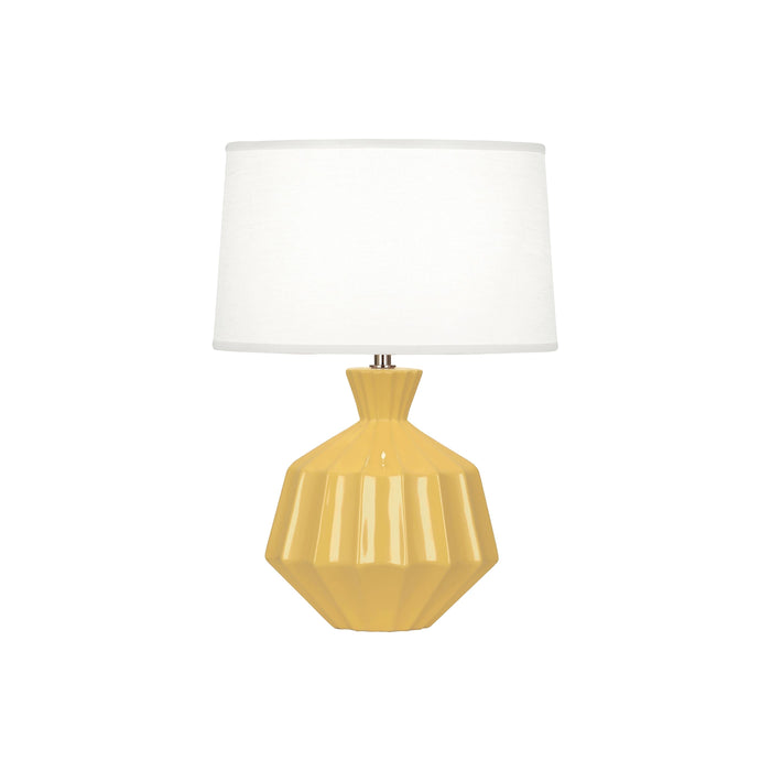 Orion Table Lamp in Sunset Yellow (Small).