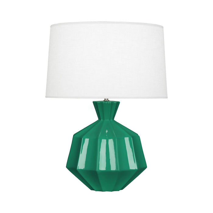 Orion Table Lamp in Emerald Green (Large).