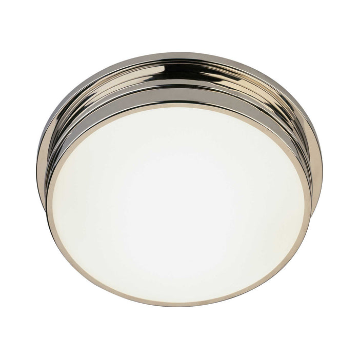 Roderick Flush Mount Ceiling Light in Polished Nickel (Small).
