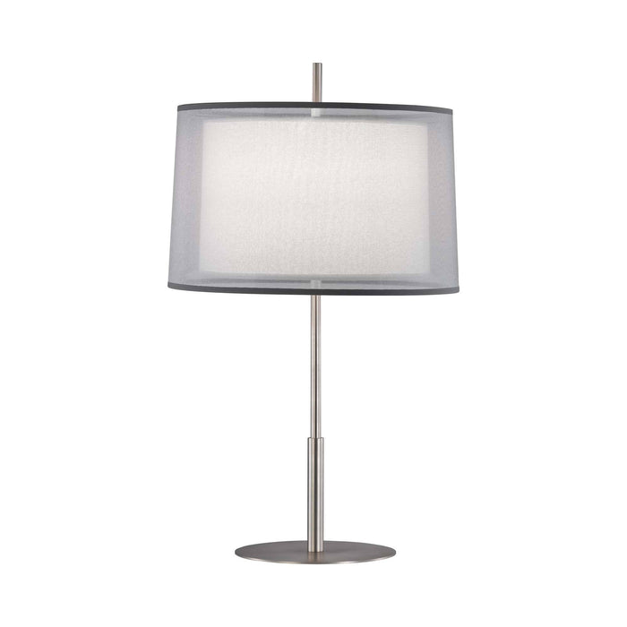 Saturnia Table Lamp in Stainless Steel (30-Inch).