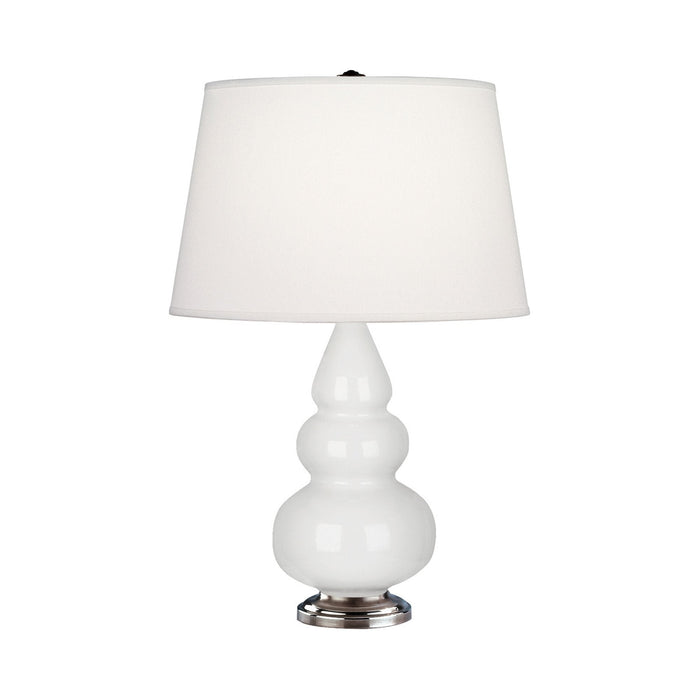 Triple Gourd Accent Lamp in Lily/Antique Silver.