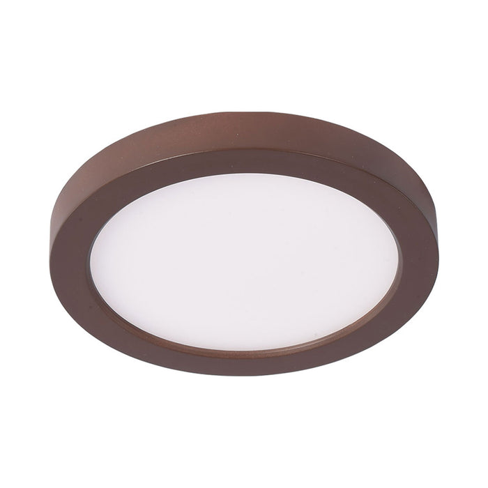 Round LED Ceiling/Wall Light in Bronze (Small).
