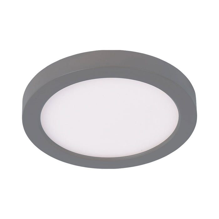 Round LED Ceiling/Wall Light in Nickel (Small).