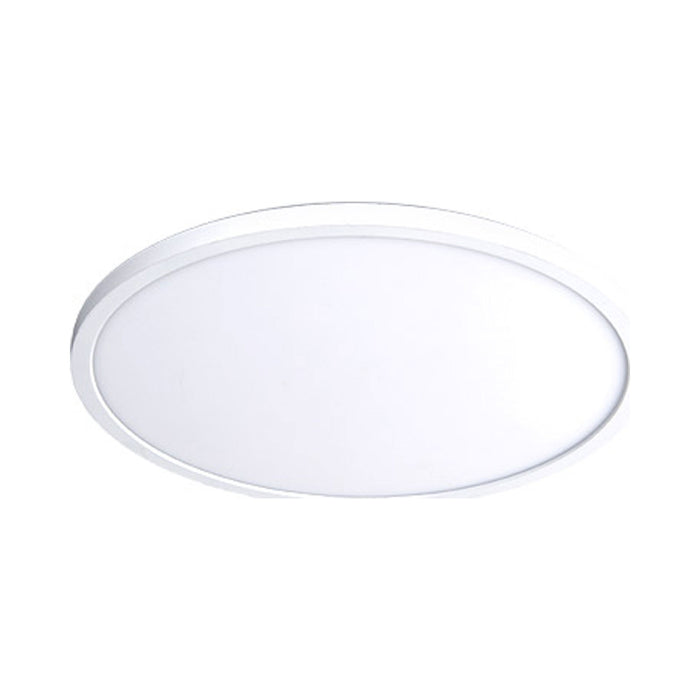 Round LED Ceiling/Wall Light in White (Medium).