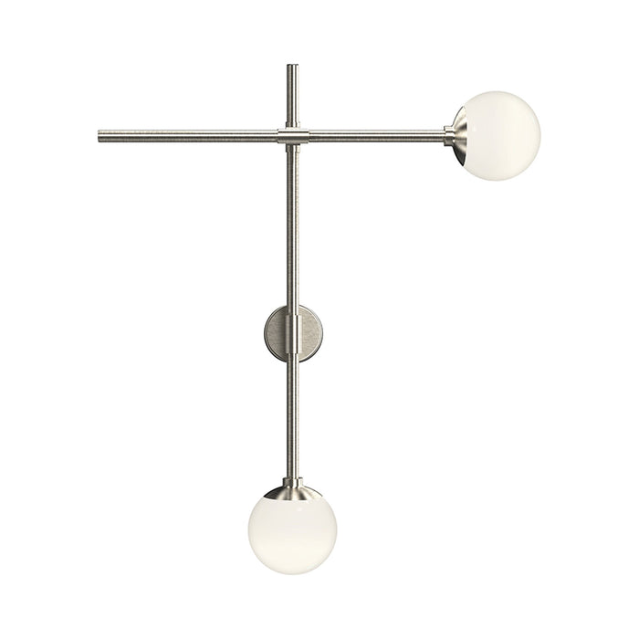 Sabon™ Double LED Wall Light in Satin Nickel.