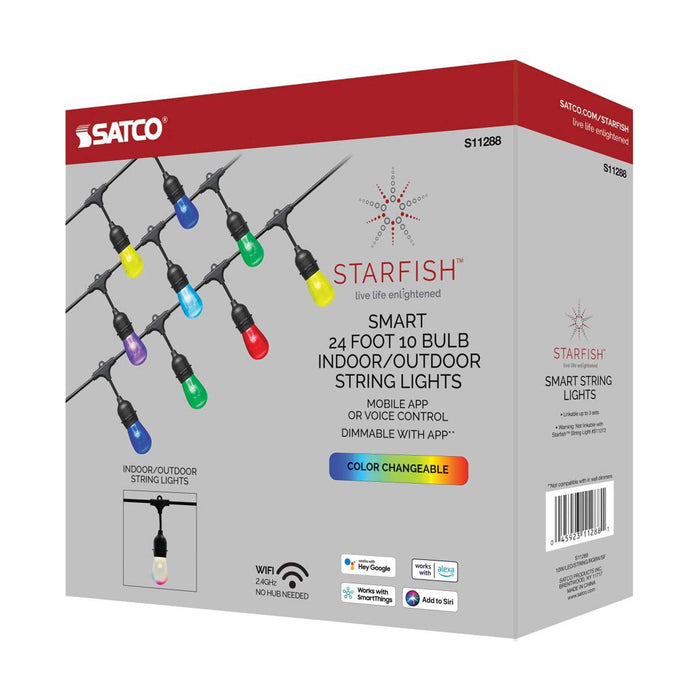 Starfish Wi-Fi Smart RGB And White Tuning LED String Lights in Detail.