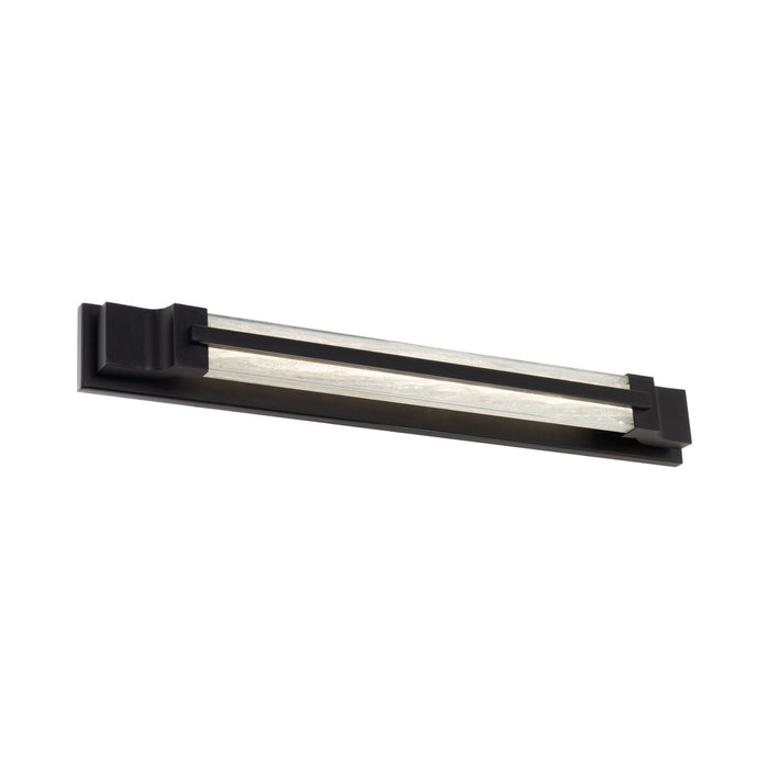 Aberdeen LED Vanity Wall Light in Black (Small).