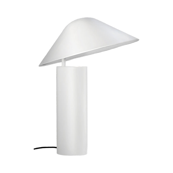 Damo Simple Table Lamp in White.