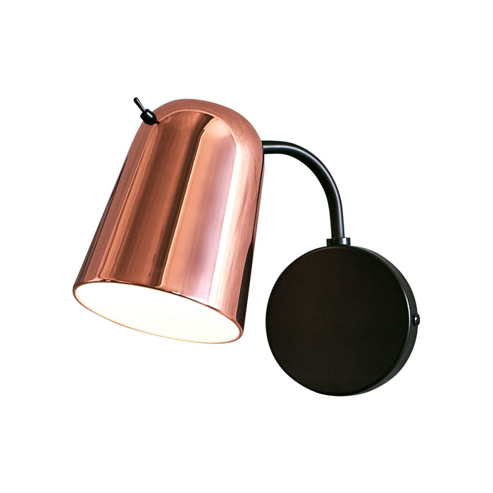 Dobi Wall Light in Copper/Black.