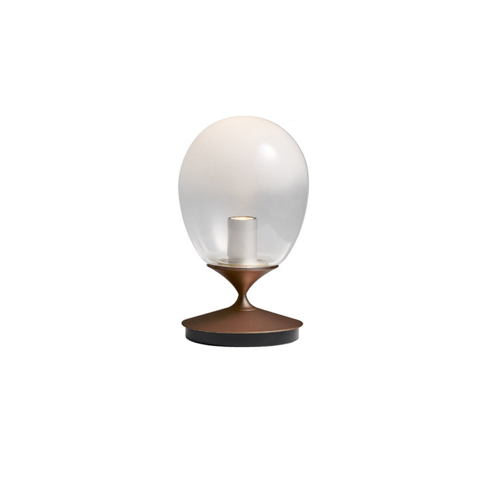 Mist LED Table Lamp in Pearl Cocoa (Small).