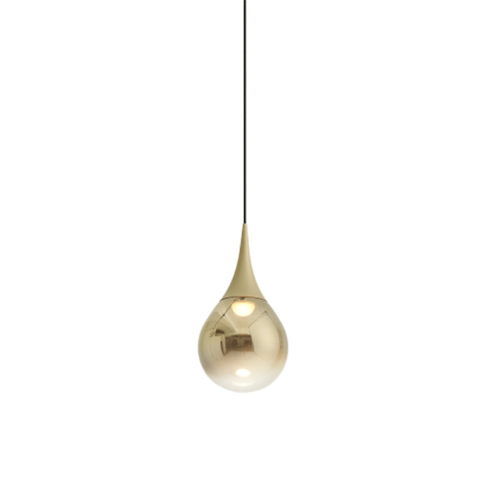 Paopao LED Pendant Light in Champagne Gold.