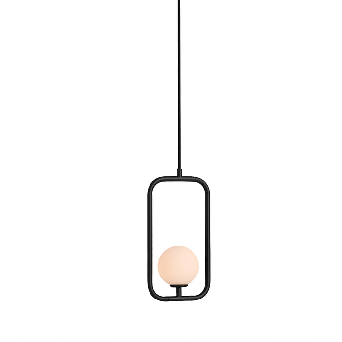 Sircle LED Pendant Light in Black (Small).