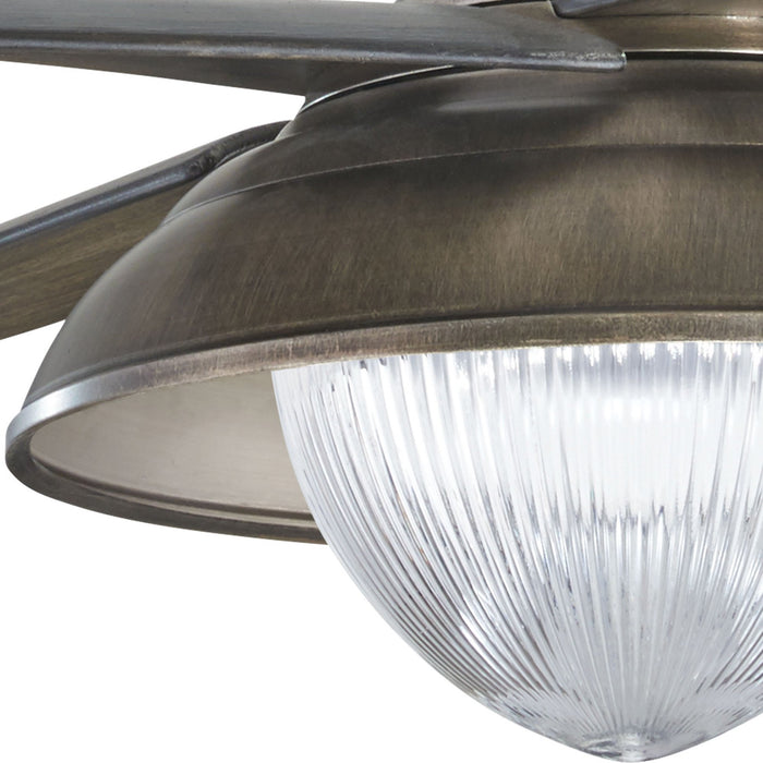 Shade LED Outdoor Ceiling Fan in Detail.