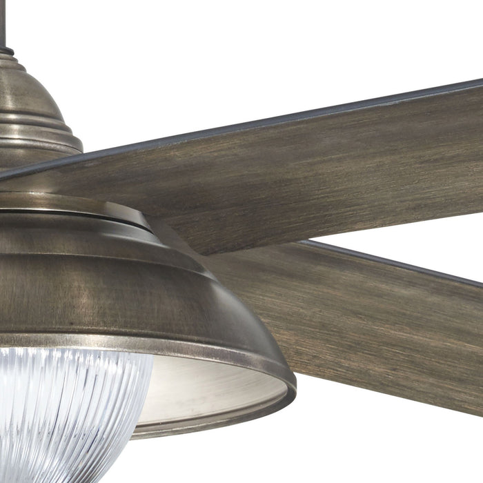 Shade LED Outdoor Ceiling Fan in Detail.