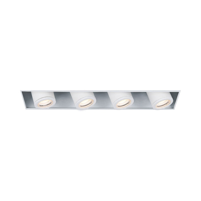 Silo Multiples 4 Light LED Recessed Trim in White (Trimless).