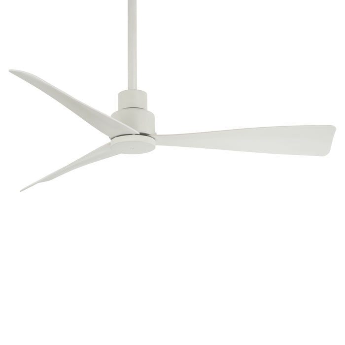 Simple Outdoor Ceiling Fan in Flat White/Small.