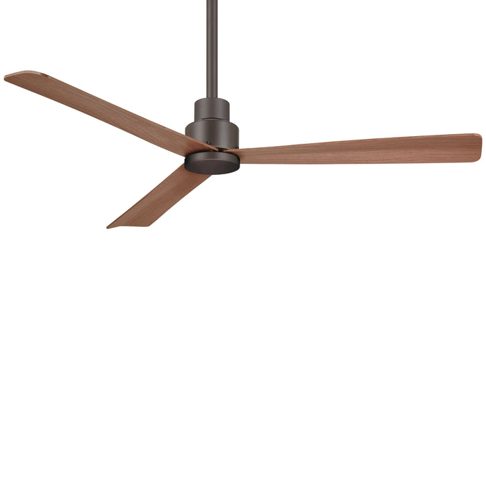 Simple Outdoor Ceiling Fan in Oil Rubbed Bronze/Large.