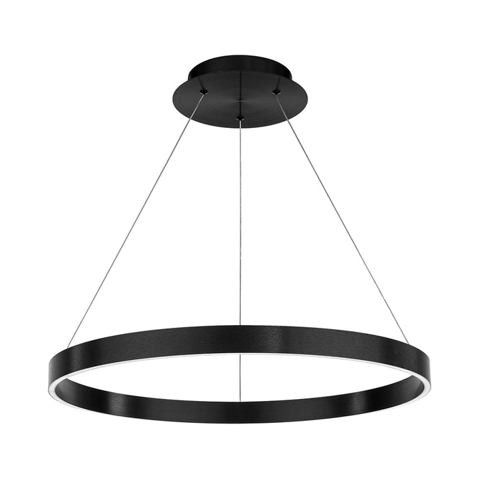 Sirius LED Pendant Light in Black (Medium).