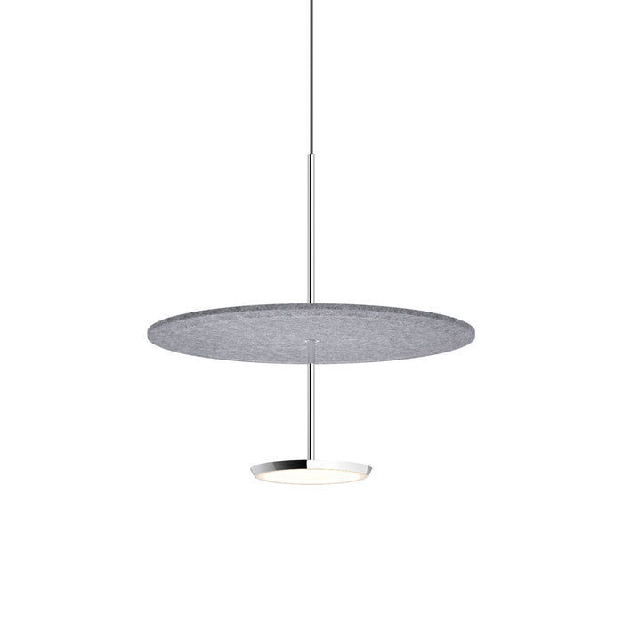 Sky Sound LED Pendant Light in Grey (Small).