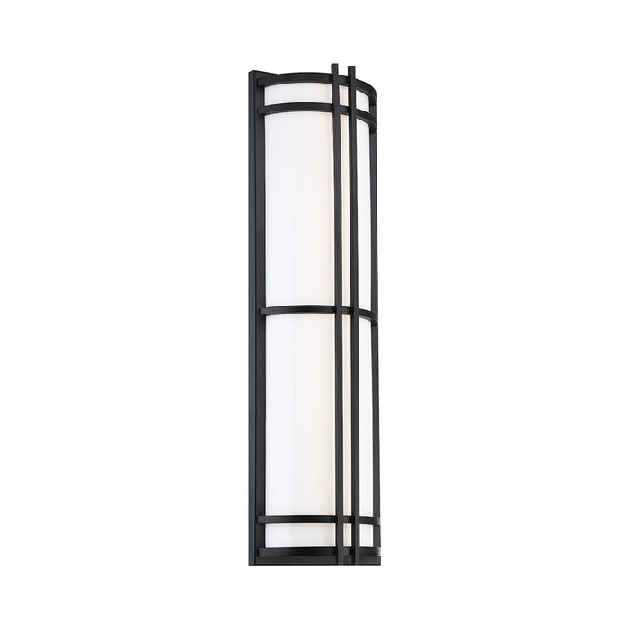 Skyscraper Outdoor LED Wall Light in Large/Black.