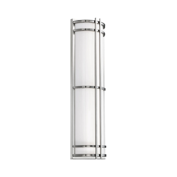Skyscraper Outdoor LED Wall Light in Large/Stainless Steel.