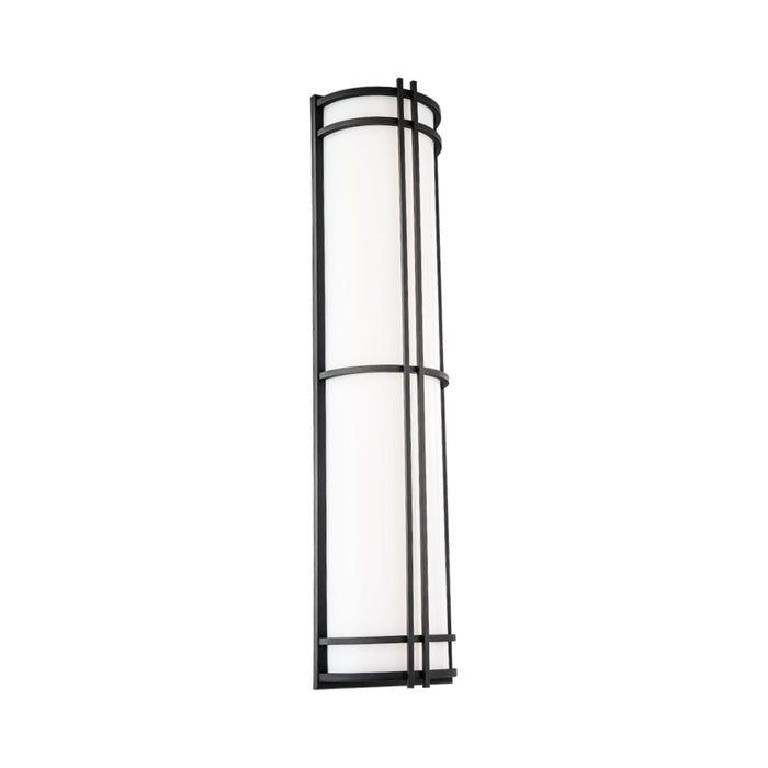 Skyscraper Outdoor LED Wall Light in X-Large/Black.