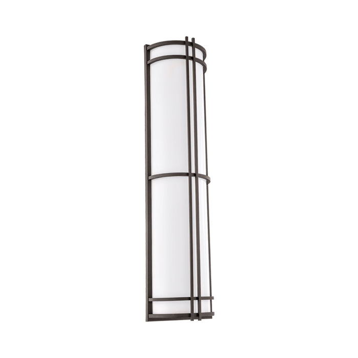 Skyscraper Outdoor LED Wall Light in X-Large/Bronze.
