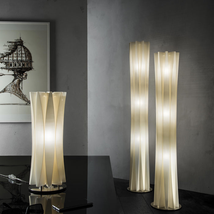 Bach LED Floor Lamp in exhibition.