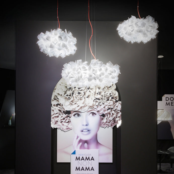 Clizia Mama Non Mama LED Pendant Light in living room.