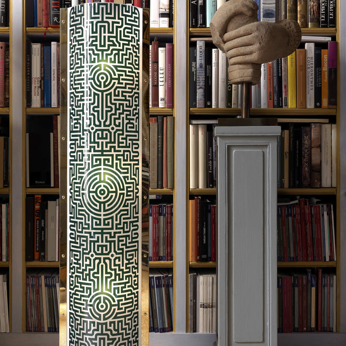 The Lighting Archives LED Floor Lamp in library.
