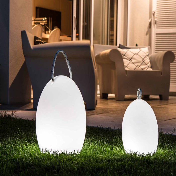 Amanda Corde Bluetooth Outdoor LED Table Lamp Outside Area.