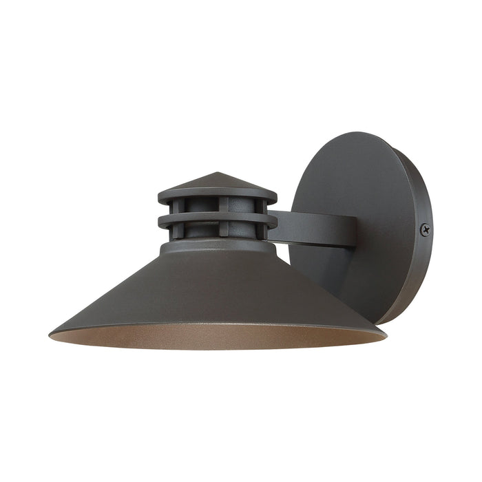 Sodor Outdoor LED Wall Light in Bronze/Small.