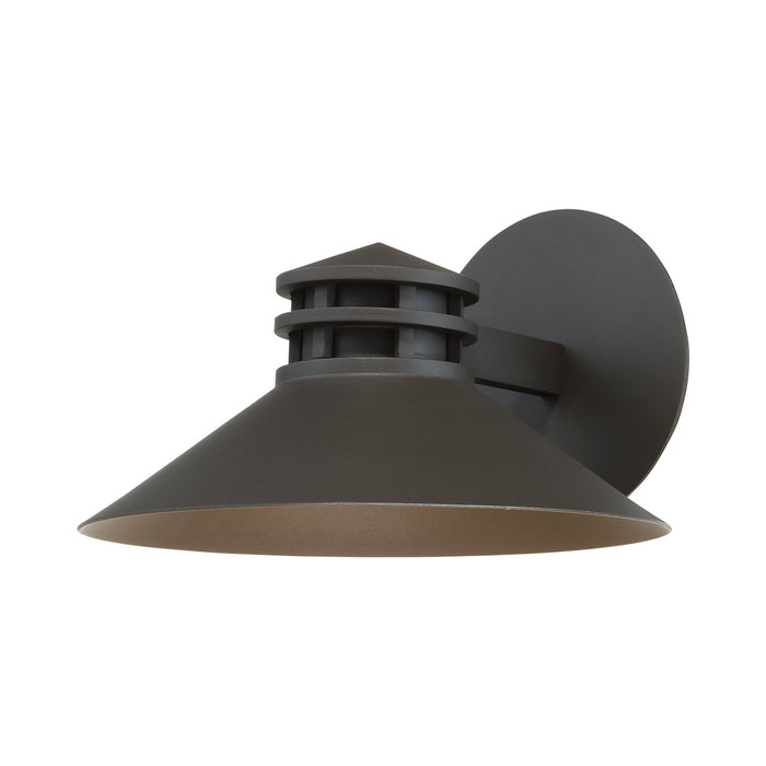Sodor Outdoor LED Wall Light in Bronze/Large.