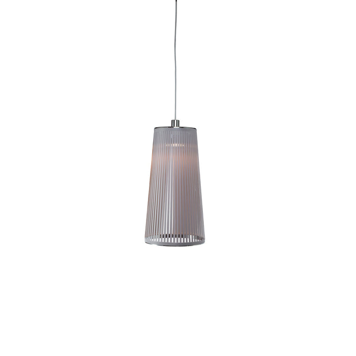 Solis LED Pendant Light in Silver/Small.