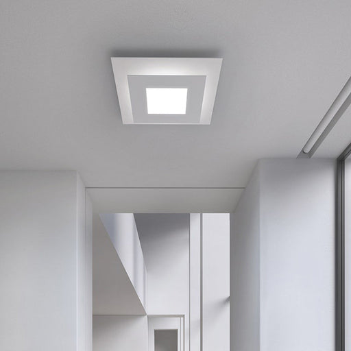 Offset™ Square LED Flush Mount Ceiling Light in Detail.