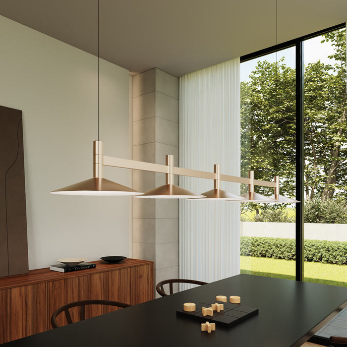Systema Staccato™ LED Multi Light Pendant Light in dining room.