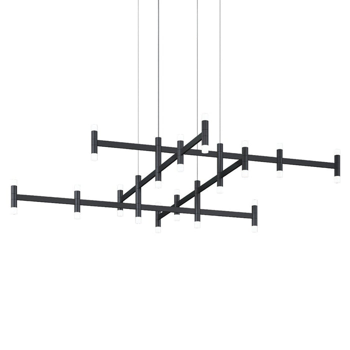 Systema Staccato™ LED Pendant Light in Satin Black (Standard).