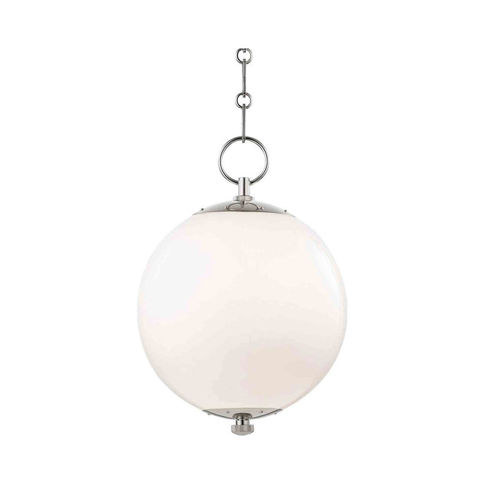 Sphere No.1 Pendant Light Small/Polished Nickel.