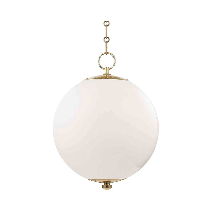 Sphere No.1 Pendant Light Large/Aged Brass.