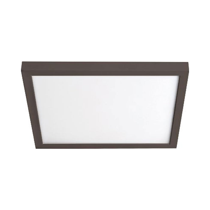 Square LED Ceiling/Wall Light in Bronze (Large).