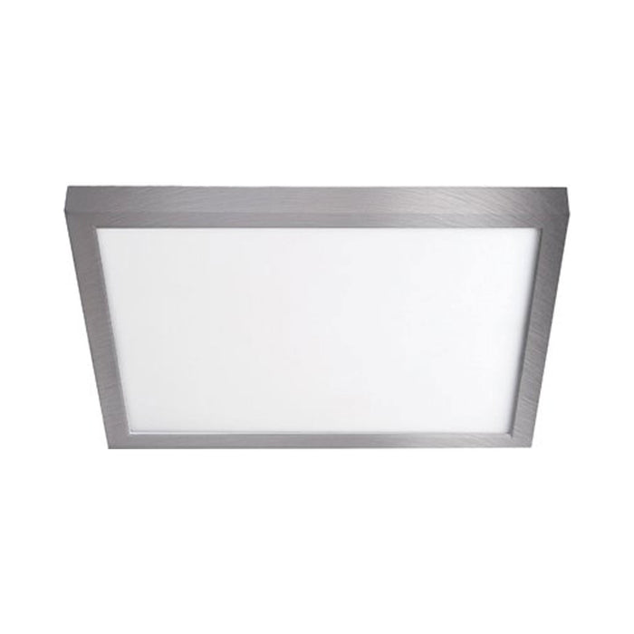 Square LED Ceiling/Wall Light in Brushed Nickel (Large).