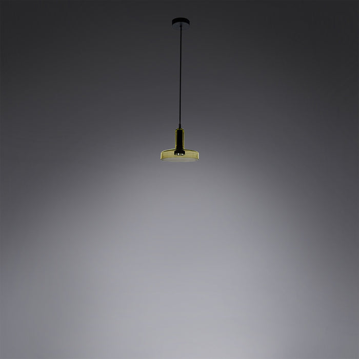 Stablight LED Pendant Light in A/Green Amber Clear.