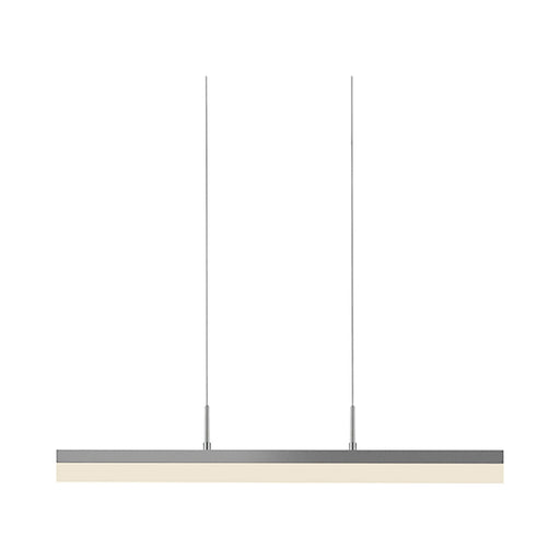 Stiletto LED Pendant Light in Bright Satin Aluminum/X-Small.