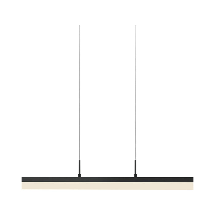 Stiletto LED Pendant Light in Satin Black/X-Small.