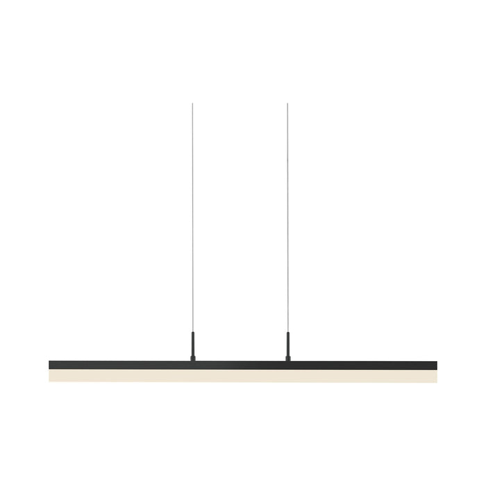Stiletto LED Pendant Light in Satin Black/Small.