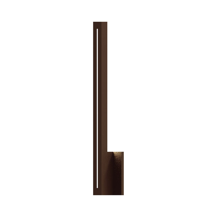 Stripe™ Outdoor LED Wall Light in Textured Bronze/Small.