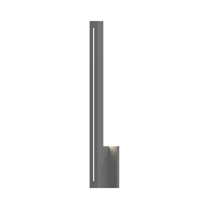 Stripe™ Outdoor LED Wall Light in Textured Gray/Small.
