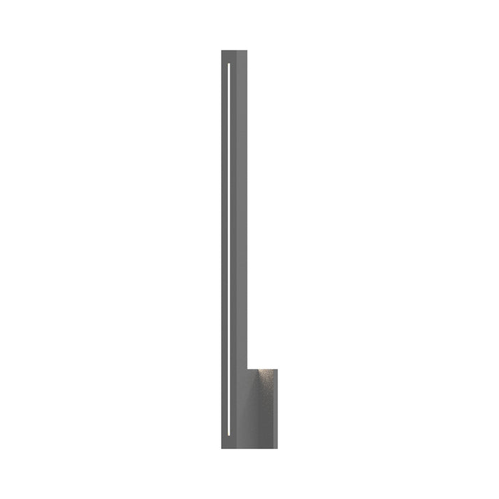 Stripe™ Outdoor LED Wall Light in Textured Gray/Large.