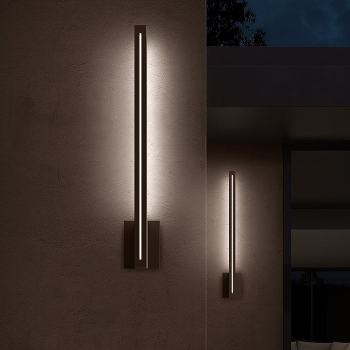 Stripe™ Outdoor LED Wall Light in outdoor.