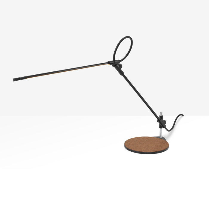 Superlight LED Table Lamp in Black and Brown.